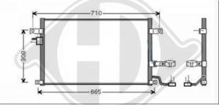 Diederichs 8691200 - Конденсатор кондиционера abcparts.ee