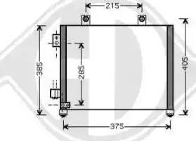 Diederichs 8186500 - Конденсатор кондиционера abcparts.ee