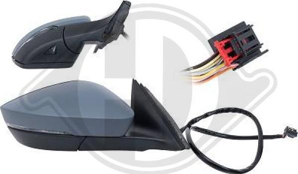 Diederichs 7842324 - Наружное зеркало abcparts.ee