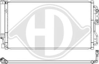 Diederichs DCC1579 - Конденсатор кондиционера abcparts.ee