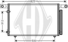 Diederichs DCC1671 - Конденсатор кондиционера abcparts.ee