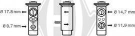 Diederichs DCE1006 - Расширительный клапан, кондиционер abcparts.ee