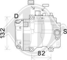 Diederichs DCK1559 - Компрессор кондиционера abcparts.ee