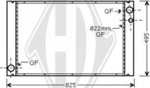Diederichs DCM1488 - Радиатор, охлаждение двигателя abcparts.ee