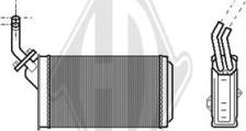 Diederichs DCM1047 - Теплообменник, отопление салона abcparts.ee