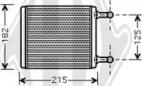 Diederichs DCM1145 - Теплообменник, отопление салона abcparts.ee