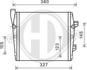 Diederichs DCM3558 - Радиатор, охлаждение двигателя abcparts.ee