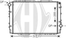 Diederichs DCM3539 - Радиатор, охлаждение двигателя abcparts.ee