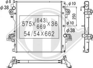 Diederichs DCM3337 - Радиатор, охлаждение двигателя abcparts.ee