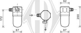 Diederichs DCT1182 - Осушитель, кондиционер abcparts.ee