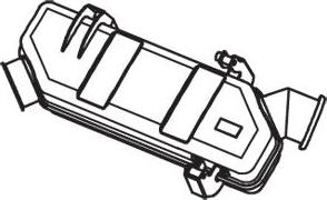Dinex 68727 - Глушитель выхлопных газов, конечный abcparts.ee