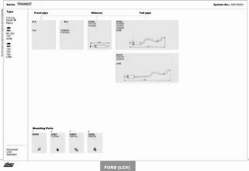 Dinex 329100004 - Система выпуска ОГ abcparts.ee