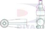 Ditas A1-2418 - Наконечник рулевой тяги, шарнир abcparts.ee