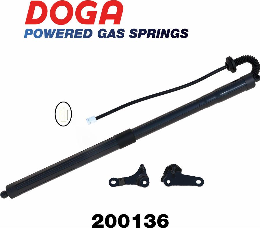 DOGA 200136 - Электромотор, задняя дверь abcparts.ee