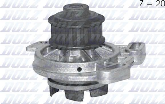 DOLZ A162 - Водяной насос abcparts.ee