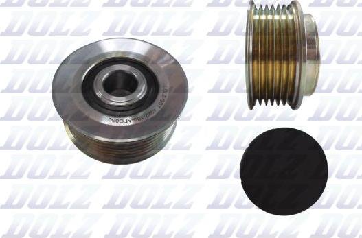 DOLZ AFC030 - Шкив генератора, муфта abcparts.ee