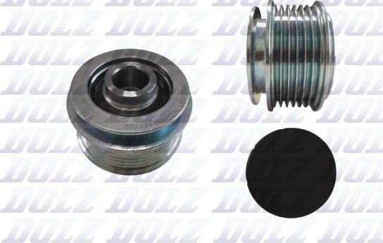 DOLZ AFC026 - Шкив генератора, муфта abcparts.ee