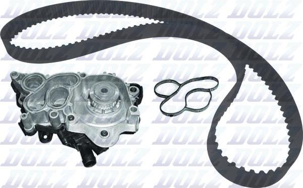DOLZ KD317 - Водяной насос + комплект зубчатого ремня ГРМ abcparts.ee