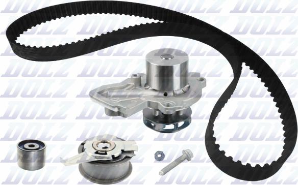 DOLZ KD253 - Водяной насос + комплект зубчатого ремня ГРМ abcparts.ee