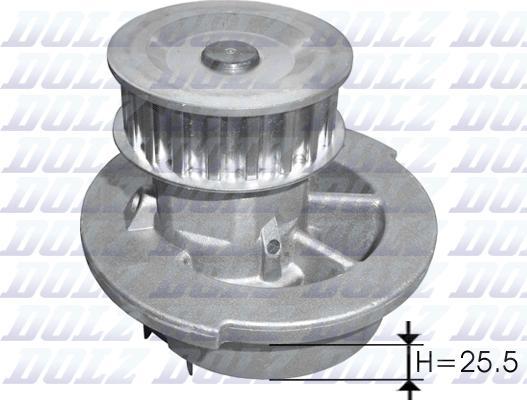 DOLZ O256 - Водяной насос abcparts.ee