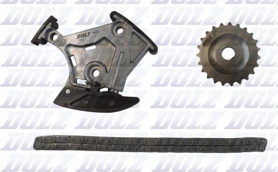 DOLZ SKCA043 - Комплект цепи привода распредвала abcparts.ee