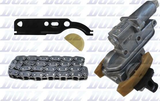 DOLZ SKCA042 - Комплект цепи привода распредвала abcparts.ee