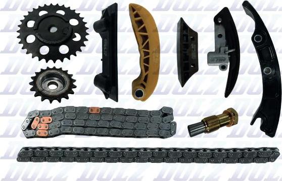 DOLZ SKCA124 - Комплект цепи привода распредвала abcparts.ee