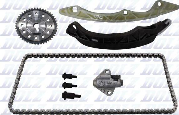 DOLZ SKCM047 - Комплект цепи привода распредвала abcparts.ee