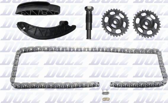 DOLZ SKCM117 - Комплект цепи привода распредвала abcparts.ee