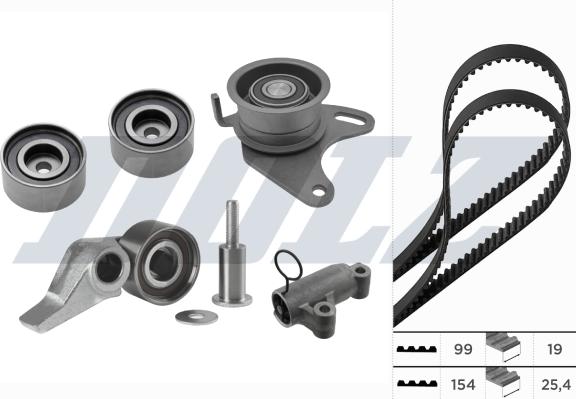 DOLZ SKD319 - Комплект зубчатого ремня ГРМ abcparts.ee