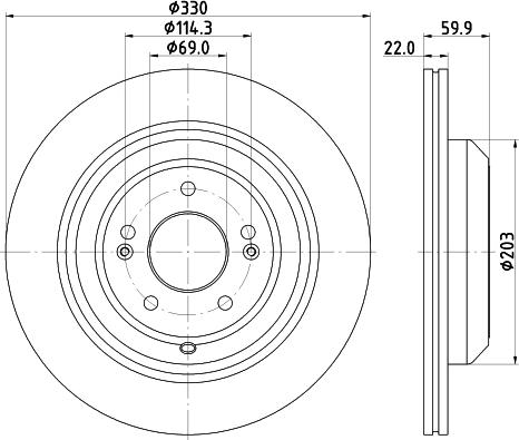 DON PCD19962 - Тормозной диск abcparts.ee
