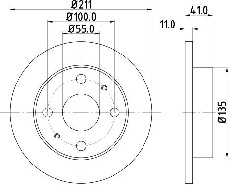 DON PCD14362 - Тормозной диск abcparts.ee