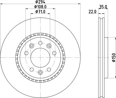 DON PCD23002 - Тормозной диск abcparts.ee