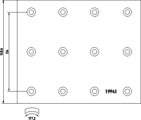 DON VL861S7100 - Комплект тормозных башмаков, барабанные тормоза abcparts.ee