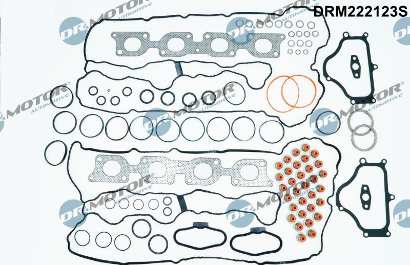 Dr.Motor Automotive DRM222123S - Комплект прокладок, головка цилиндра abcparts.ee