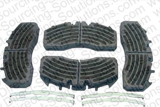 DSS 206666OEM - Тормозные колодки, дисковые, комплект abcparts.ee