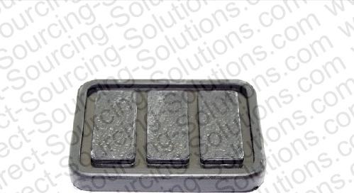 DSS 206335 - Накладка на педаль, педаль сцепления abcparts.ee