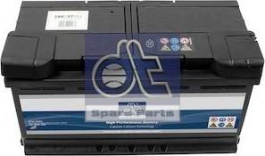 DT Spare Parts 9.67431 - Стартерная аккумуляторная батарея, АКБ abcparts.ee