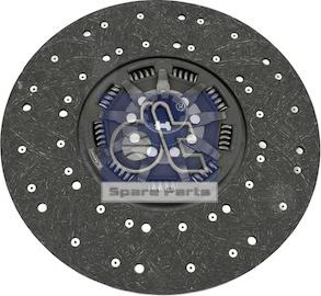 DT Spare Parts 4.62794 - Диск сцепления, фрикцион abcparts.ee