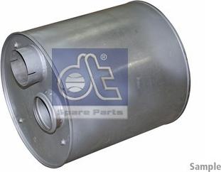 DT Spare Parts 5.11055 - Средний / конечный глушитель ОГ abcparts.ee