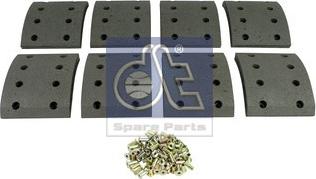 DT Spare Parts 6.95003 - Комплект тормозных башмаков, барабанные тормоза abcparts.ee