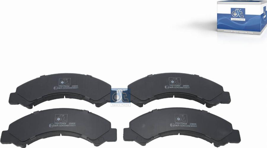 DT Spare Parts 15.00001 - Тормозные колодки, дисковые, комплект abcparts.ee