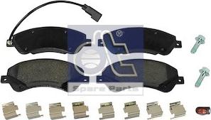 DT Spare Parts 13.93103 - Тормозные колодки, дисковые, комплект abcparts.ee