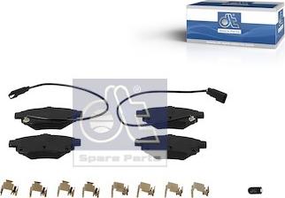 DT Spare Parts 13.93102 - Тормозные колодки, дисковые, комплект abcparts.ee