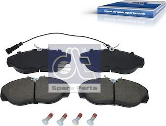 DT Spare Parts 12.93109 - Тормозные колодки, дисковые, комплект abcparts.ee