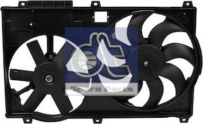 DT Spare Parts 12.19005 - Вентилятор, охлаждение двигателя abcparts.ee