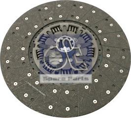 DT Spare Parts 2.30215 - Диск сцепления, фрикцион abcparts.ee