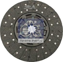 DT Spare Parts 2.30213 - Диск сцепления, фрикцион abcparts.ee