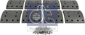DT Spare Parts 7.92426 - Комплект тормозных башмаков, барабанные тормоза abcparts.ee