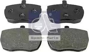 DT Spare Parts 7.92627SP - Тормозные колодки, дисковые, комплект abcparts.ee